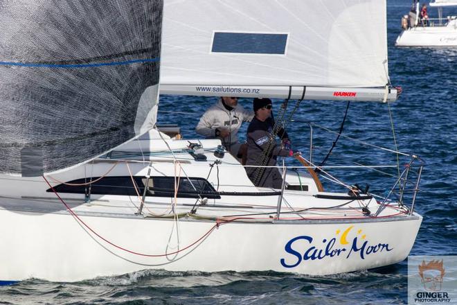 Sailor Moon approaching the finish in 1st place - Copyright Stephen Craig - Ginger Photography - 2014 SSANZ Safety at Sea Series NZ Spars and Rigging 60 © Various .